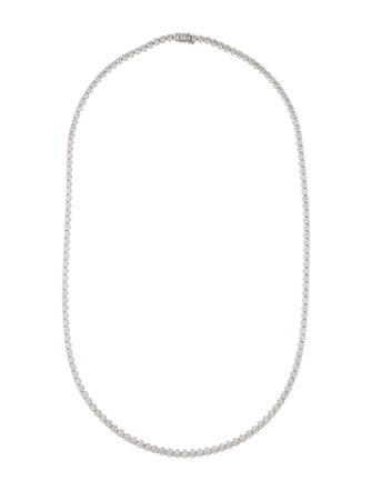 Necklace 14K 12.00ctw Diamond Long Tennis Chain Necklace
