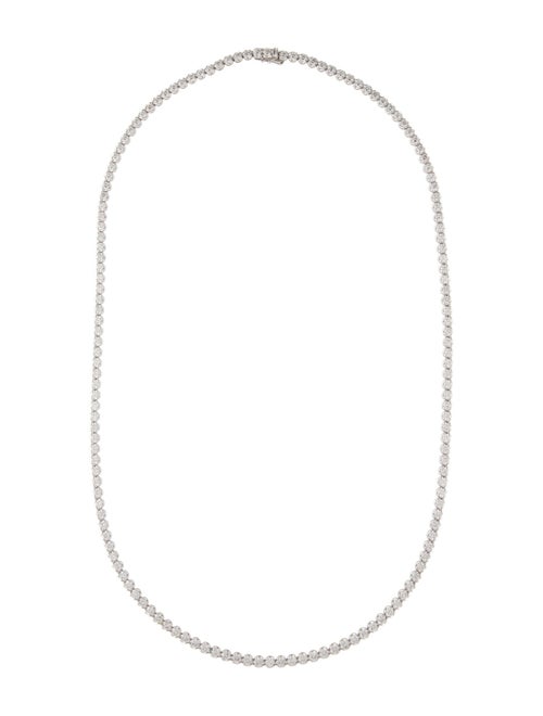 Necklace 14K 12.00ctw Diamond Long Tennis Chain Necklace