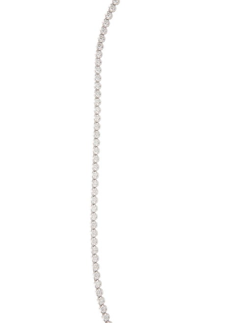 Necklace 14K 12.00ctw Diamond Long Tennis Chain Necklace