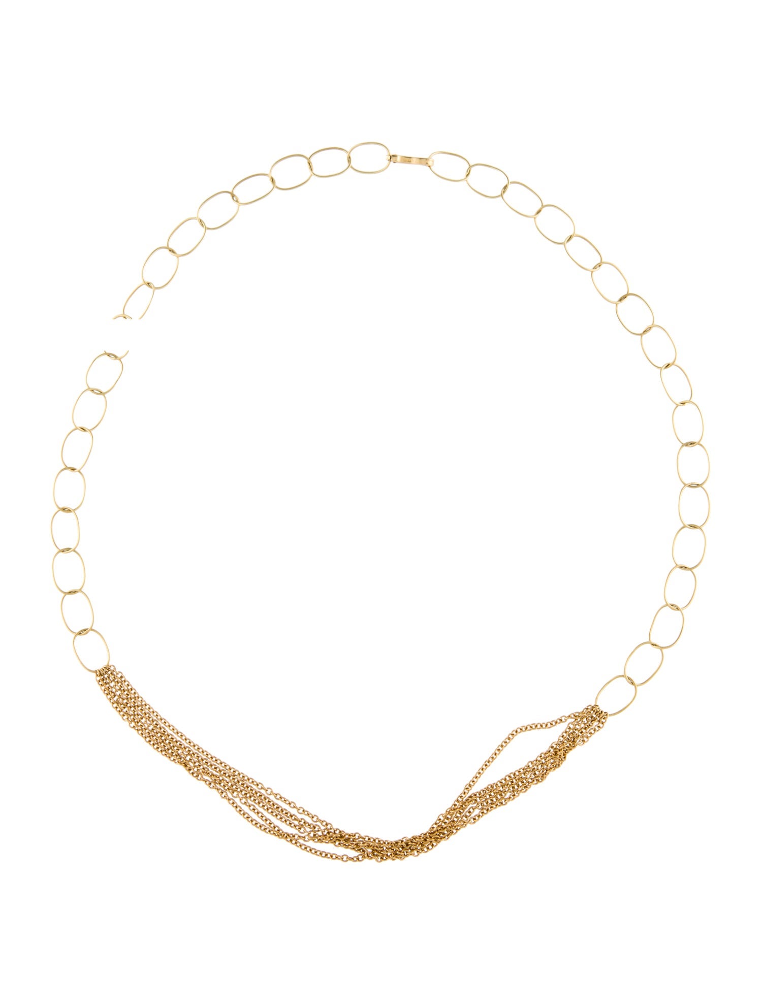 Necklace 18K Multistrand Chain Necklace