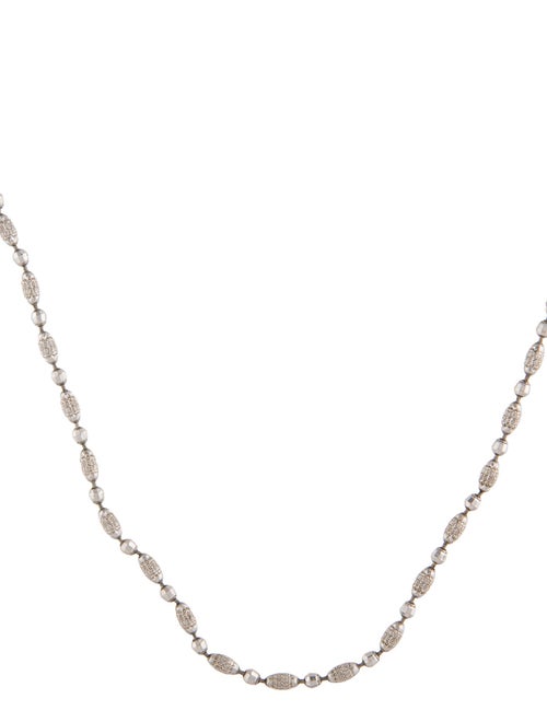 Necklace 14K Textured Chain Necklace
