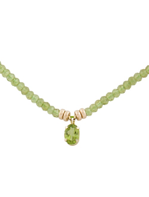Necklace 14K Peridot Necklace