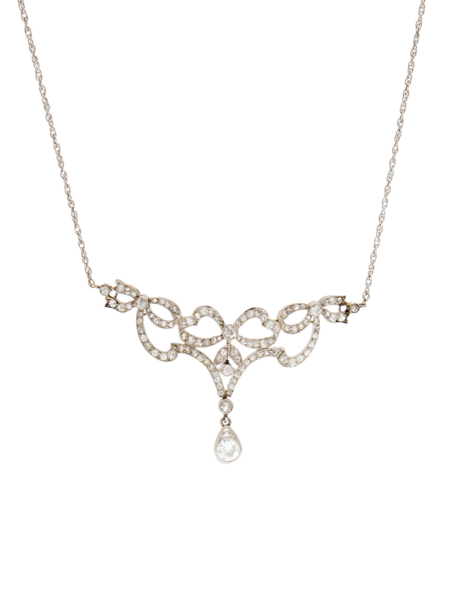 Necklace 1.83ctw Diamond Pendant