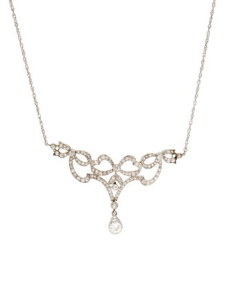 Necklace 1.83ctw Diamond Pendant Necklace