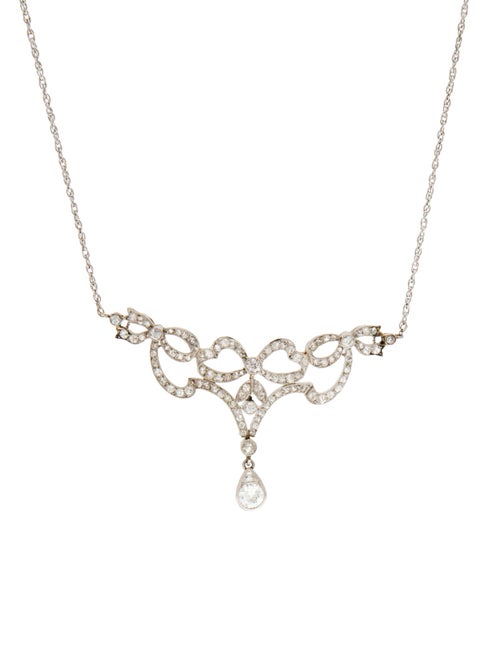 Necklace 1.83ctw Diamond Pendant Necklace