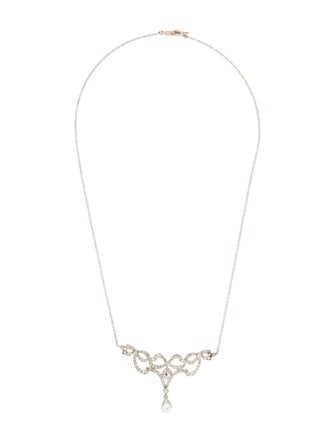 Necklace 1.83ctw Diamond Pendant Necklace
