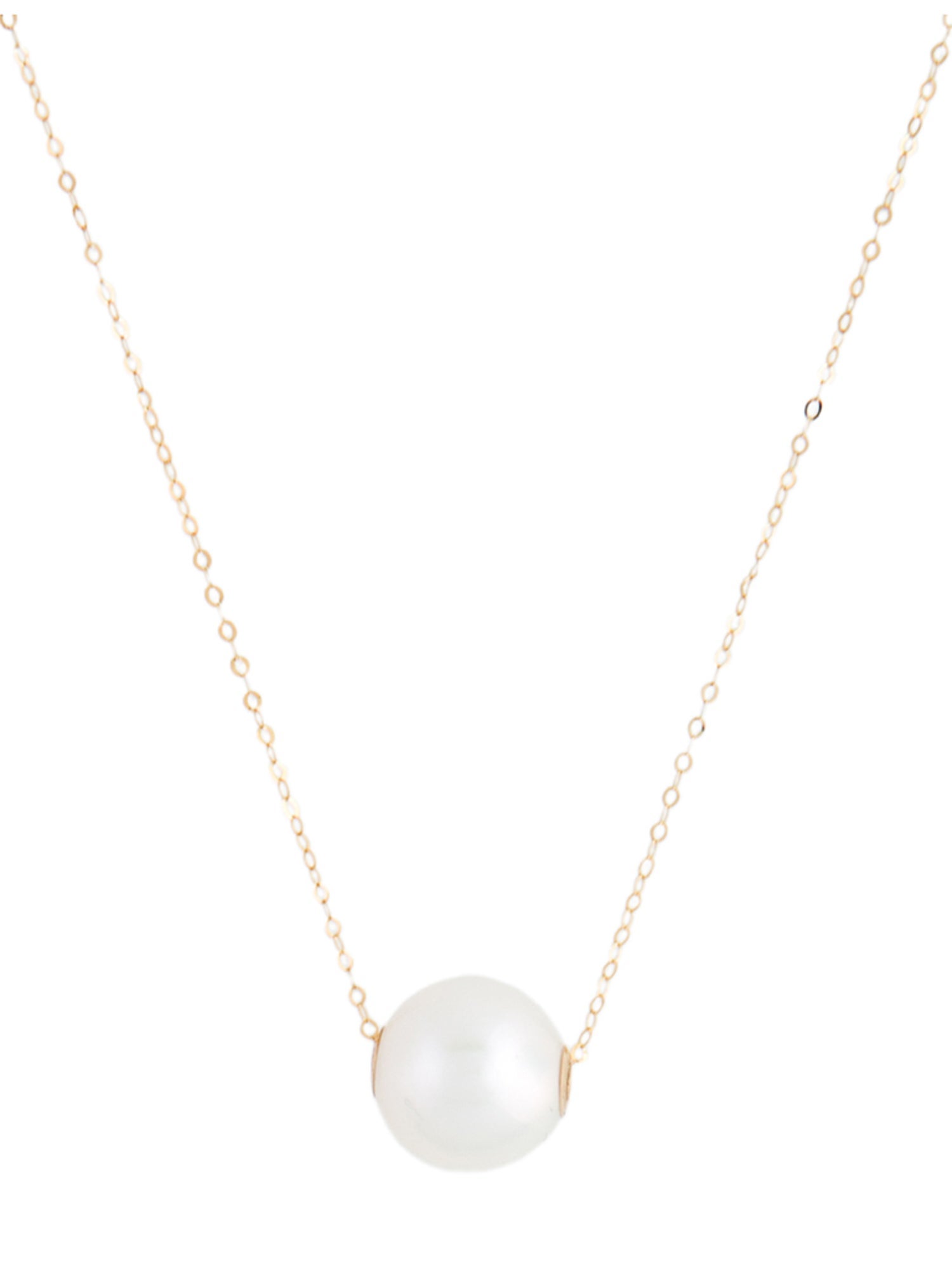 Necklace 18K Pearl Pendant
