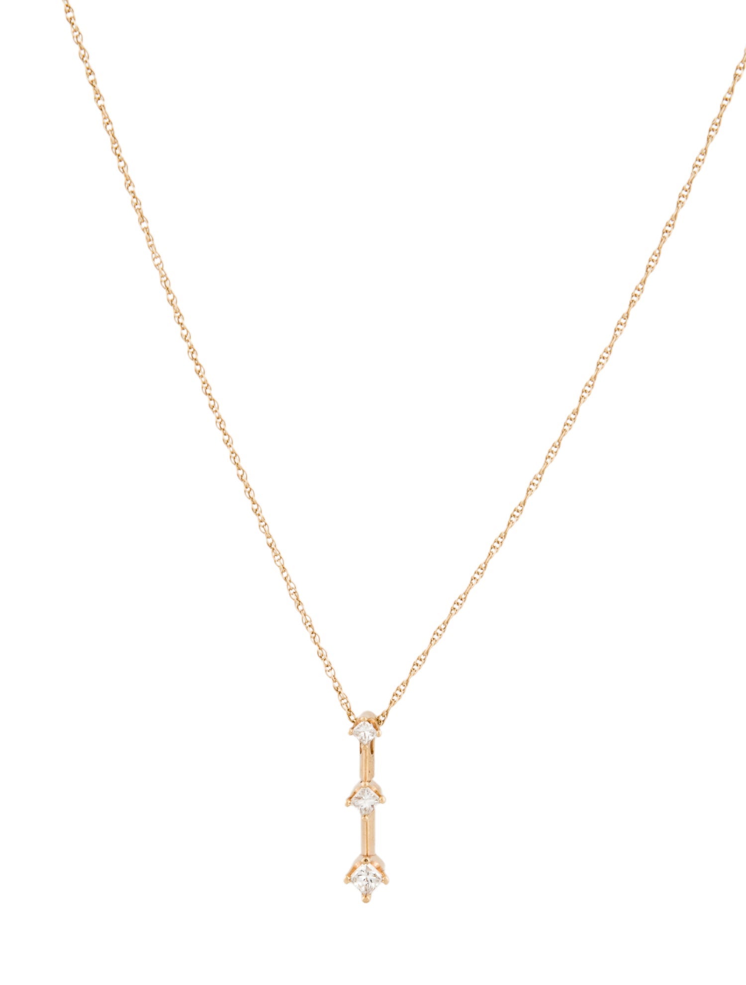Necklace 14K Diamond Pendant