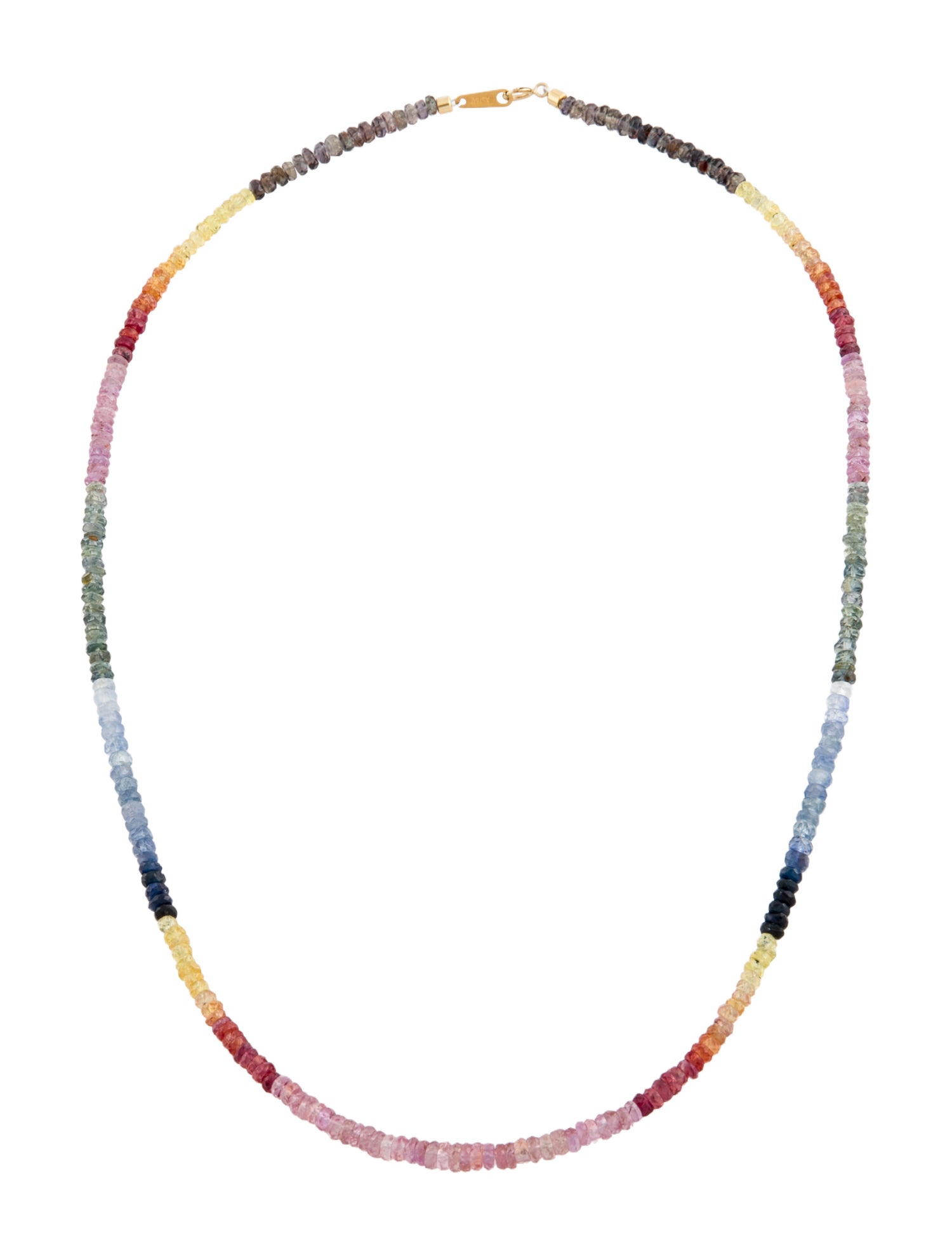 Necklace 18K Sapphire Bead