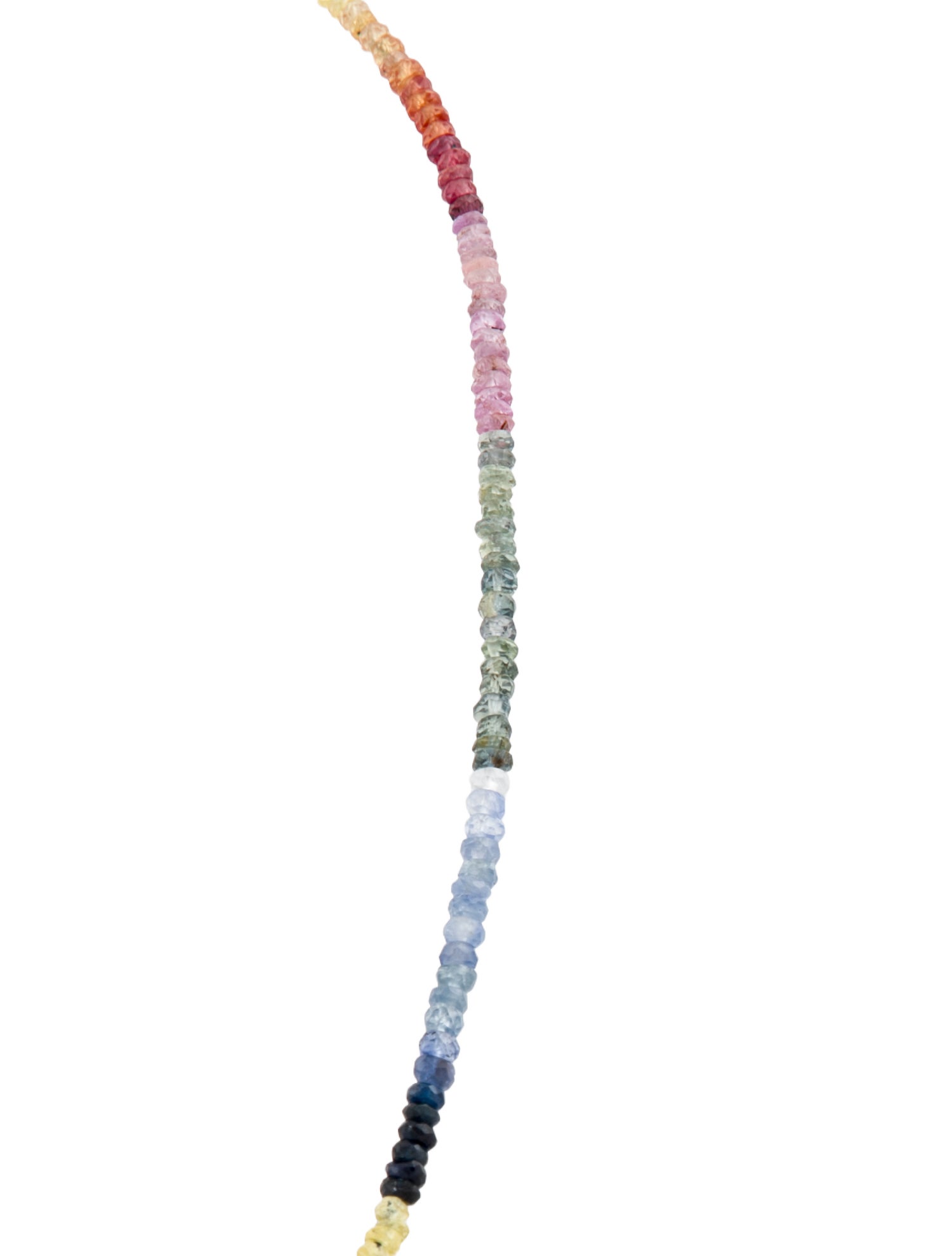 Necklace 18K Sapphire Bead Necklace