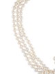 Necklace 14K Pearl & Diamond Multistrand Necklace