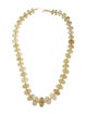 Necklace 14K Citrine Rondelle Graduated Beaded Necklace