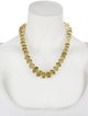Necklace 14K Citrine Rondelle Graduated Beaded Necklace