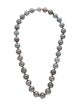 Necklace 18K Pearl & Diamond Strand Necklace