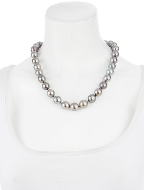 Necklace 18K Pearl & Diamond Strand Necklace