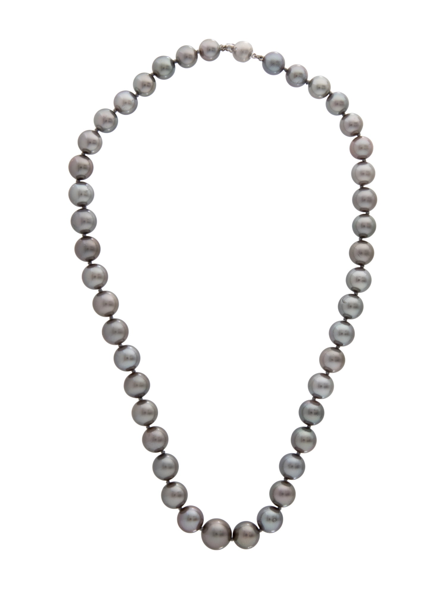 Necklace 14K Pearl & Diamond Accented Bead Strand