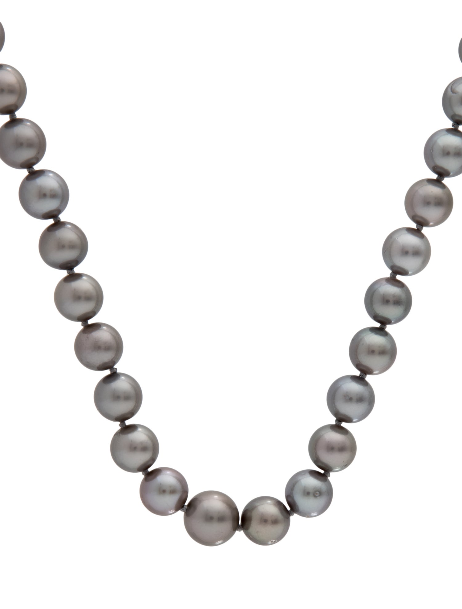 Necklace 14K Pearl & Diamond Accented Bead Strand