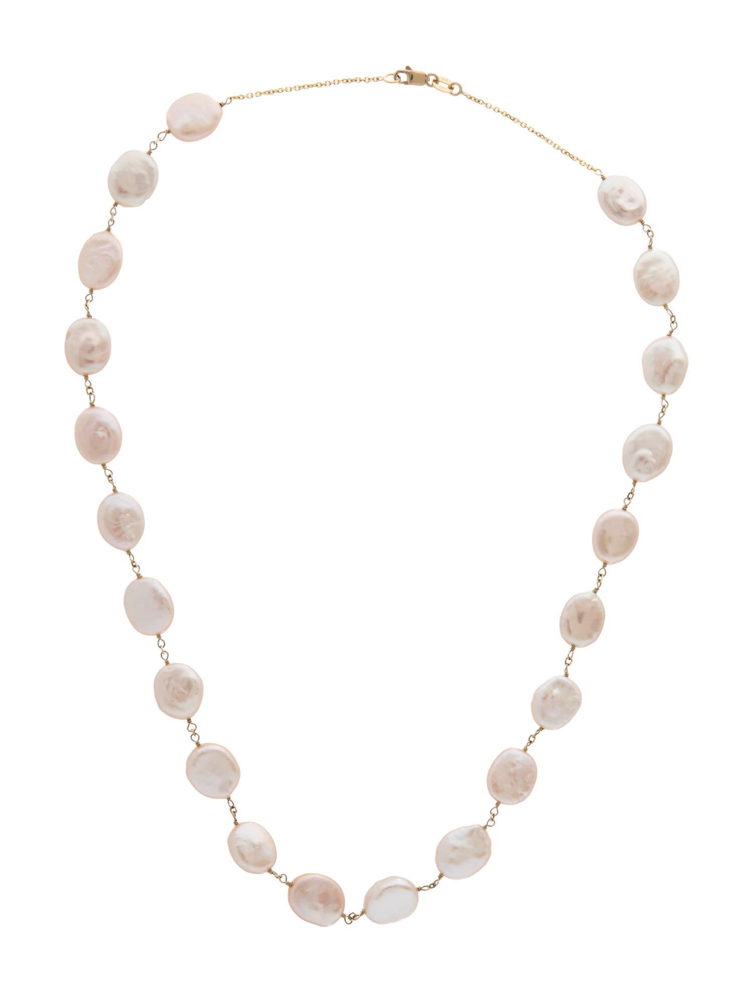 Necklace 14K Pearl Collar Necklace