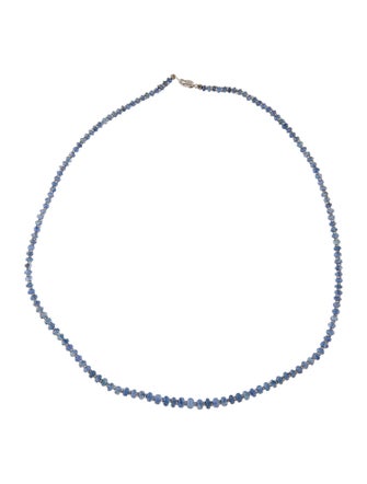 Necklace 14K Tanzanite Bead Strand Necklace
