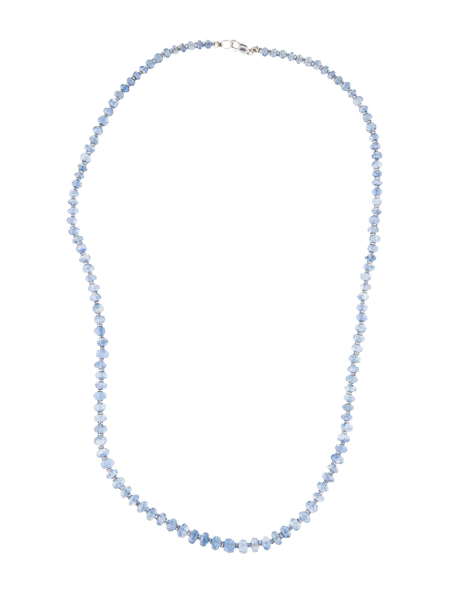 Necklace 14K Kyanite Bead Strand