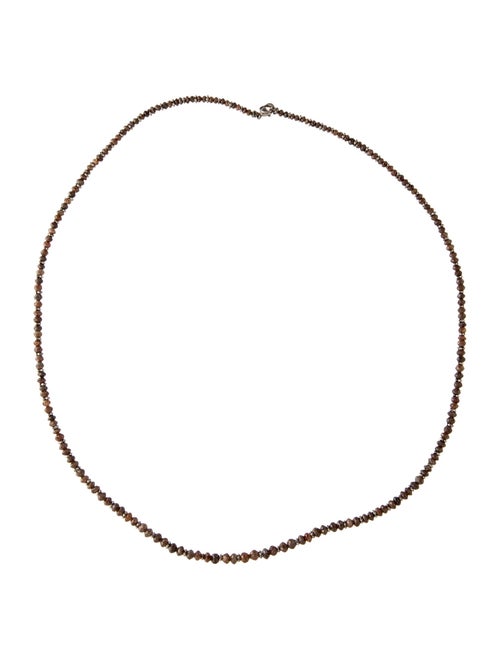 Necklace 14K Diamond Bead Strand Necklace