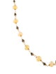 Necklace 14K Opal & Diamond Bead Strand Necklace