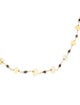 Necklace 14K Diamond & Opal Bead Strand Necklace