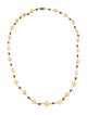 Necklace 14K Diamond & Opal Bead Strand