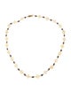 Necklace 14K Diamond & Opal Bead Strand Necklace
