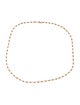 Necklace 14K Opal & Diamond Bead Strand Necklace