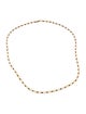 Necklace 14K Opal & Diamond Bead Strand Necklace