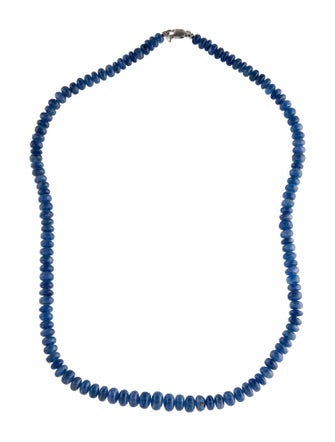 Necklace 14K Sapphire Bead Strand Necklace