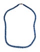 Necklace 14K Sapphire Bead Strand Necklace