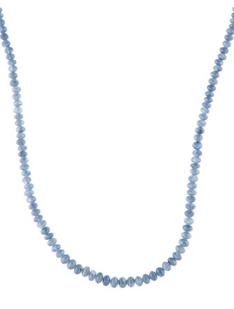 Necklace 14K Sapphire Bead Strand Necklace