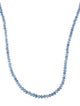 Necklace 14K Sapphire Bead Strand Necklace