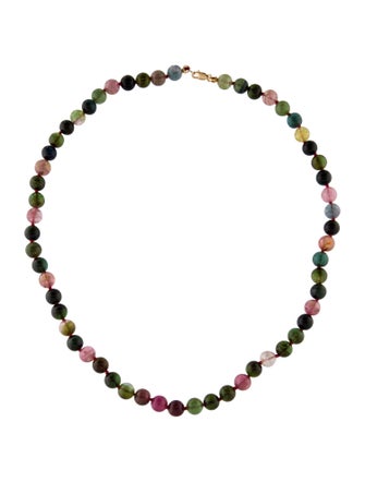 Necklace 14K Multicolor Tourmaline Necklace