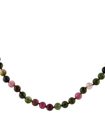 Necklace 14K Multicolor Tourmaline Necklace