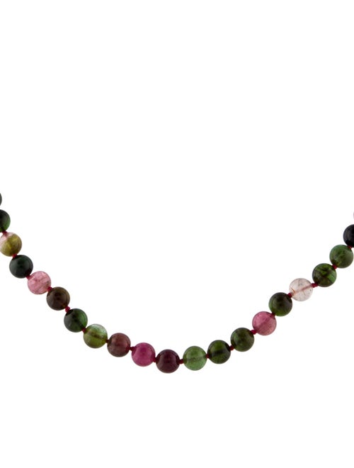Necklace 14K Multicolor Tourmaline Necklace
