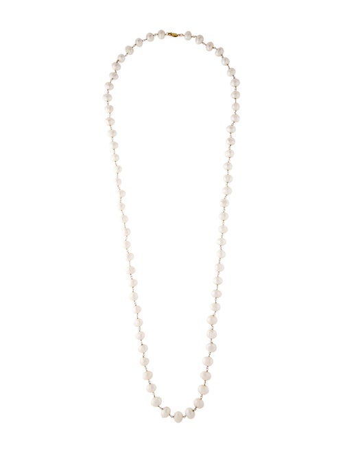 Necklace 14K Pearl Rosary Necklace