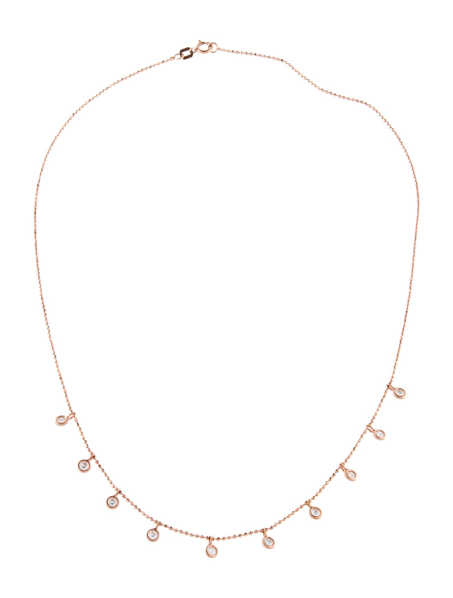 Necklace 14K Diamond Chain Necklace