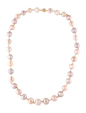 Necklace 14K Pearl Bead Strand Necklace