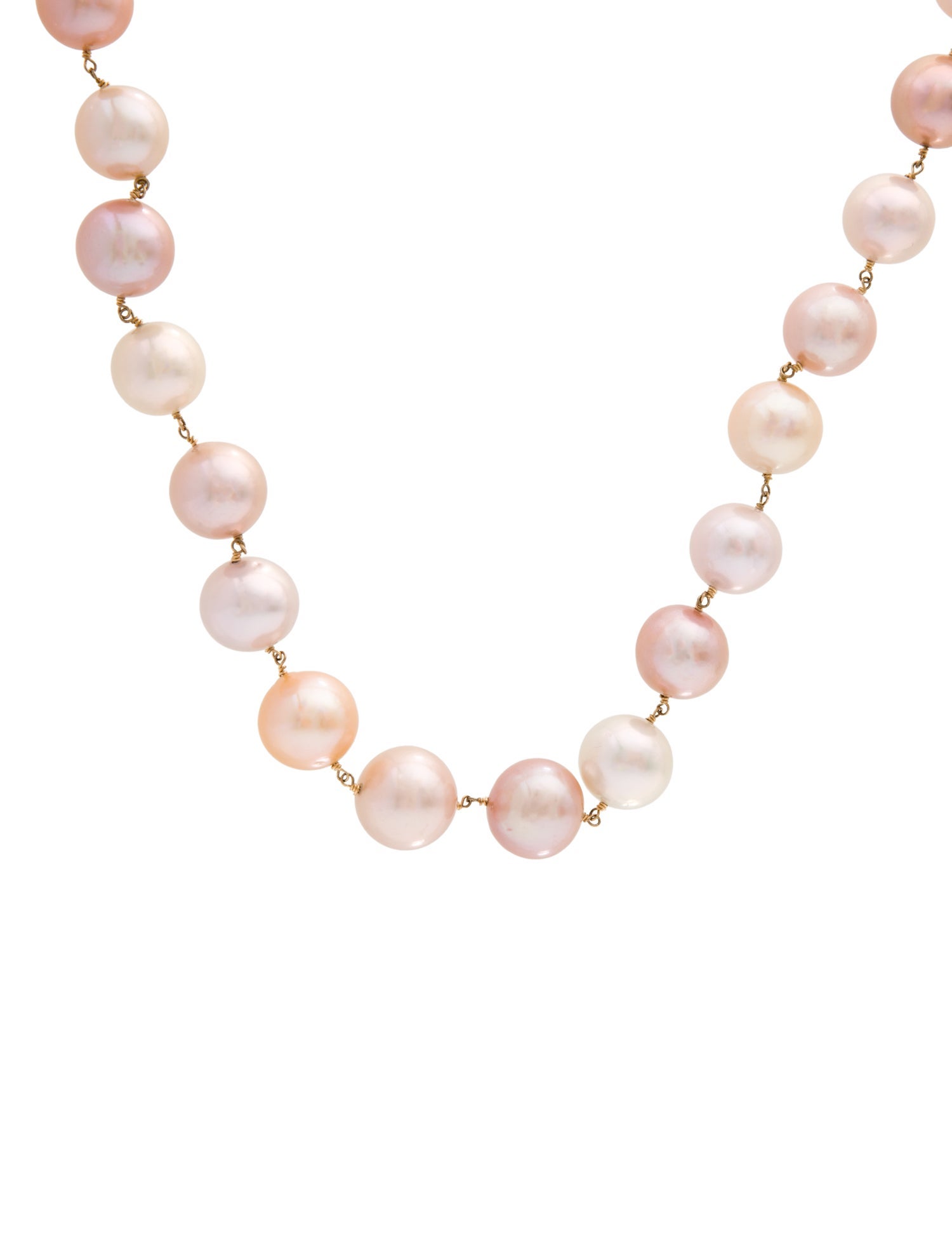 Necklace 14K Pearl & Diamond Bead