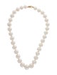 Necklace 14K Pearl Graduated Chain Necklace