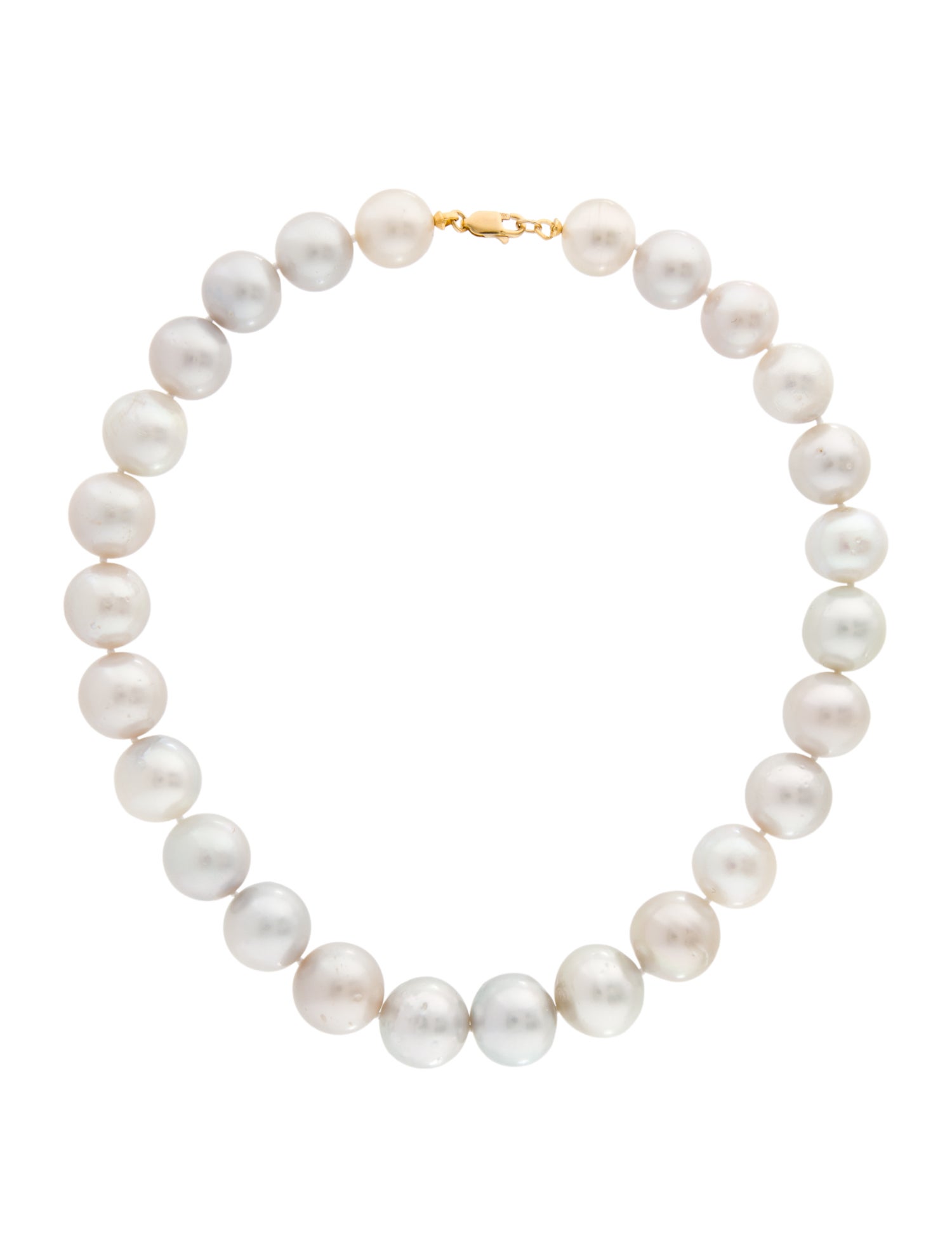Necklace 14K Pearl Bead Strand Necklace