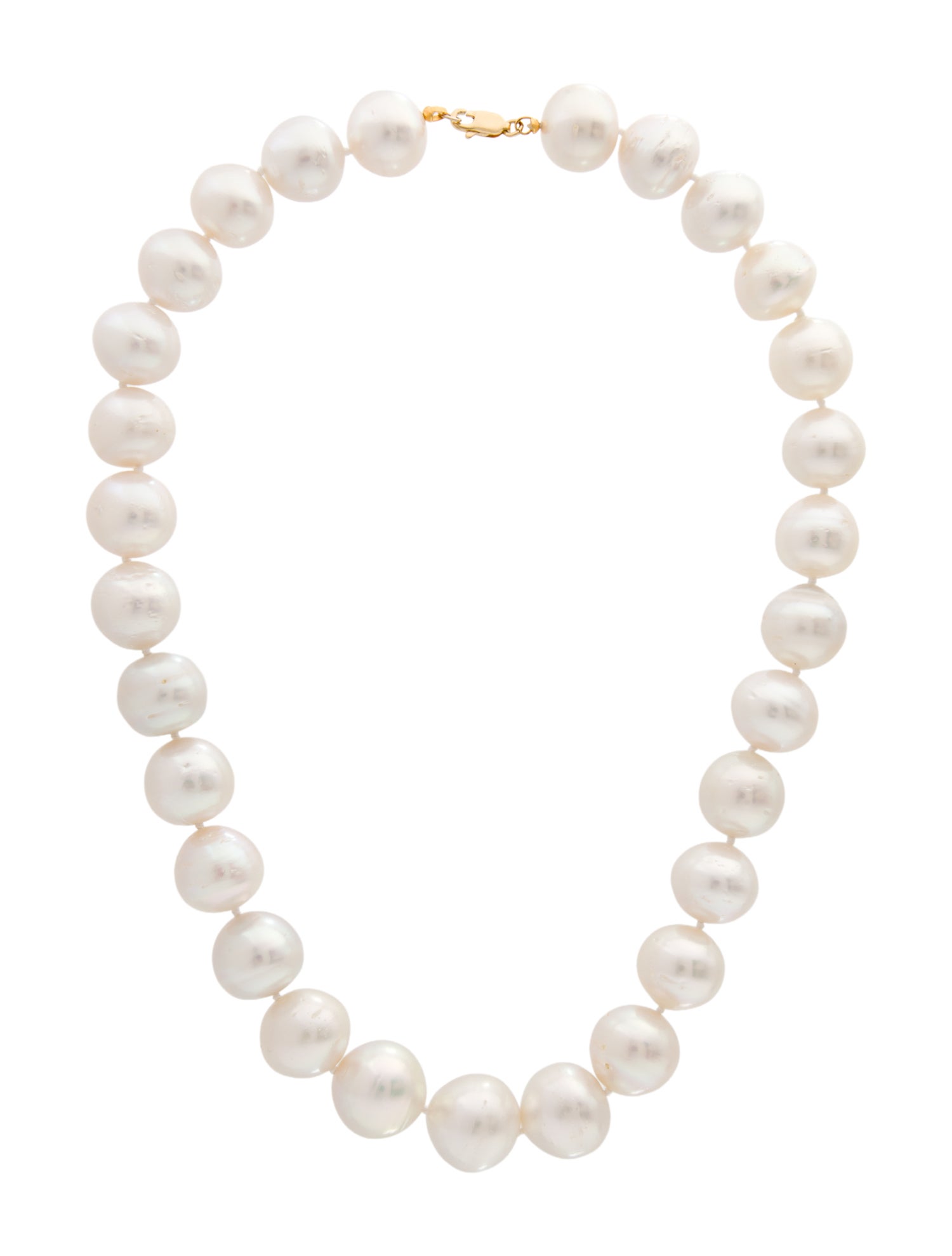 Necklace 14K Pearl Bead Strand Necklace
