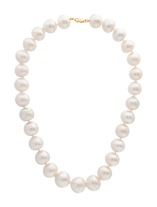 Necklace 14K Pearl Bead Strand Necklace