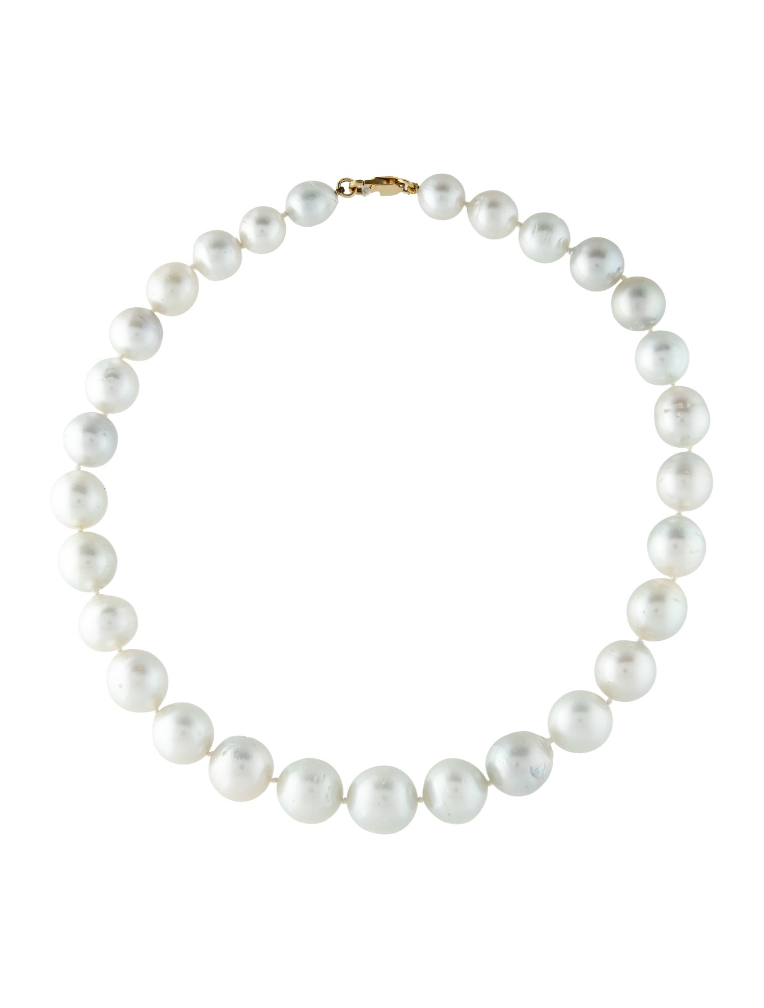Necklace 14K Pearl Bead Strand Necklace
