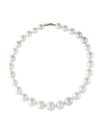 Necklace 14K Pearl Bead Strand Necklace