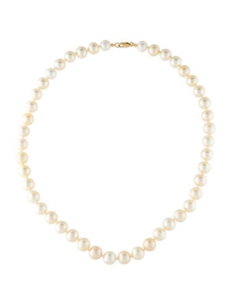 Necklace 14K Pearl Bead Strand Necklace