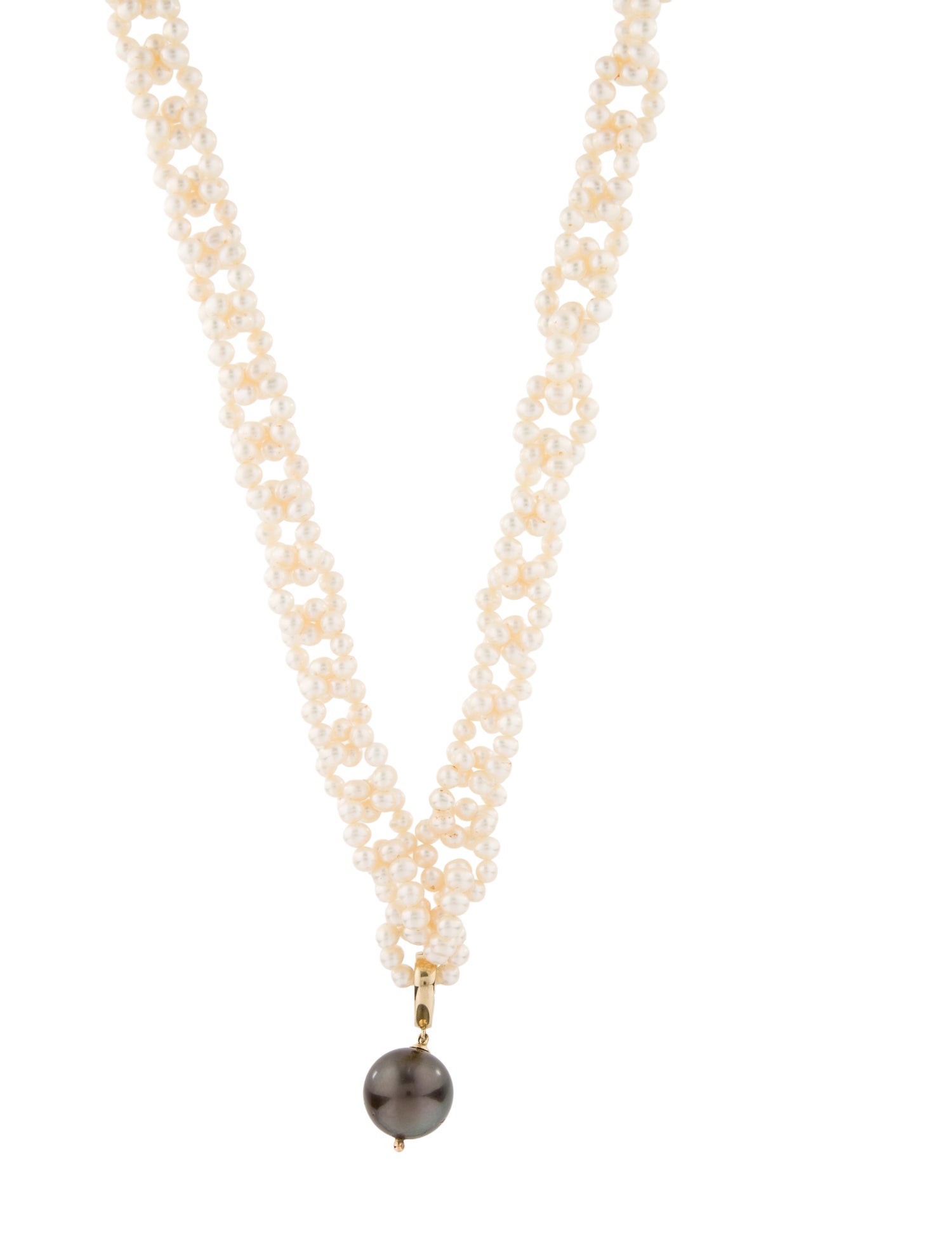Necklace 14K Pearl Pendant Necklace